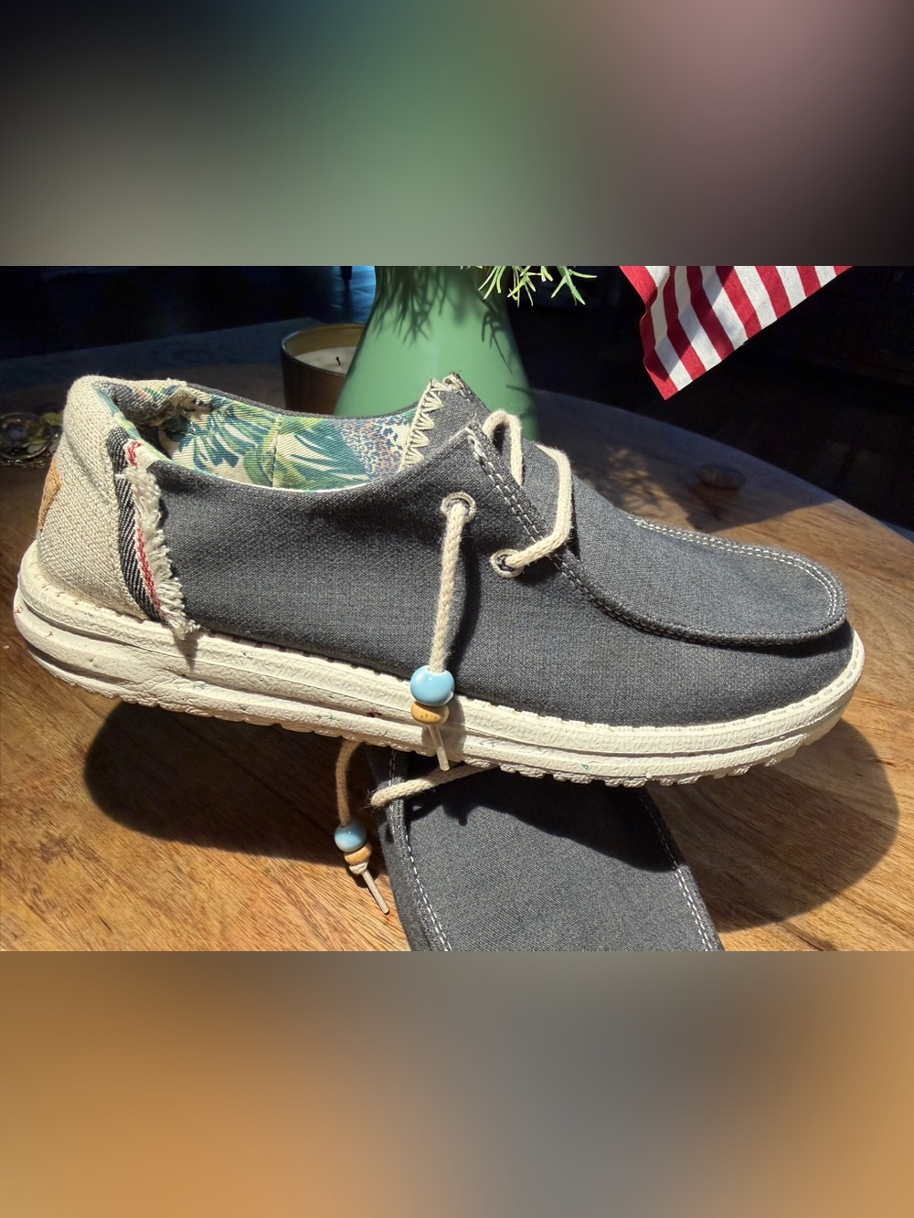 Women’s Hey Dude Wendy Canvas Slip-On Shoes - Picture 2 of 8